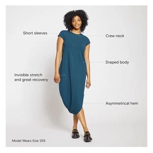 Universal Standard Iconic Geneva Asymmetrical Dress